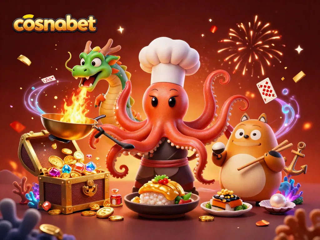 Experience vibrant casino excitement with cosmobet's thrilling 3D gaming characters and elements.