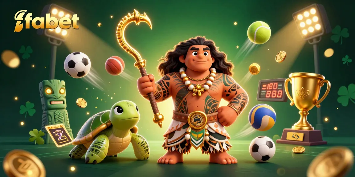 Engage in thrilling games at fabet with dynamic sports balls and vibrant 3D characters.