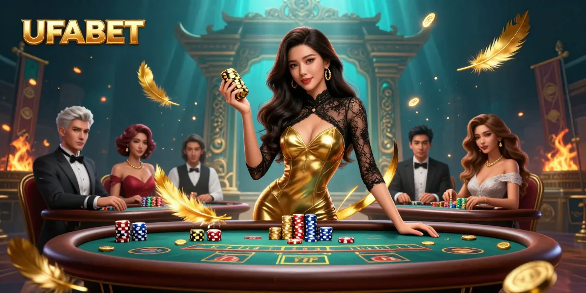 Experience the thrill of betting with UFABET at a luxurious VIP baccarat table.