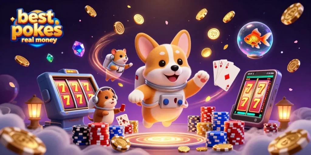 Experience the best online pokies real money with thrilling gameplay and vibrant 3D action in a space casino setting.
